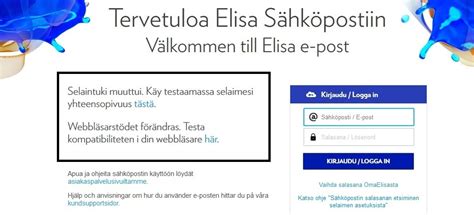 elisa kotiposti webmail|oma elisa sähköposti.